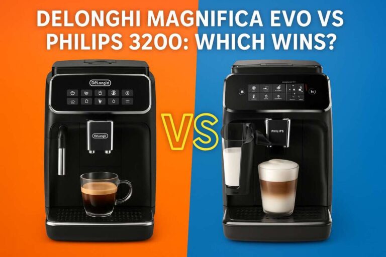 Delonghi Magnifica Evo vs Philips 3200