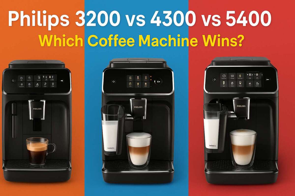 Philips 3200 vs 4300 vs 5400: Which Coffee Machine Wins?