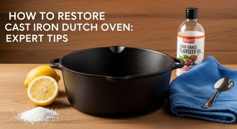 How to Restore Cast Iron Dutch Oven