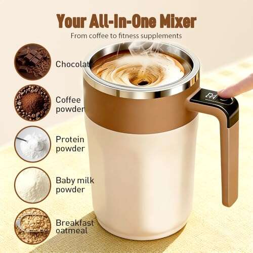 Generic Automatic Magnetic Stirring Coffee Mug Review: Best