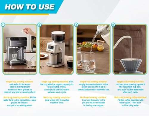 EKoBRIT Coffee Machine Descaler & Cleaner Tablets Review: A+