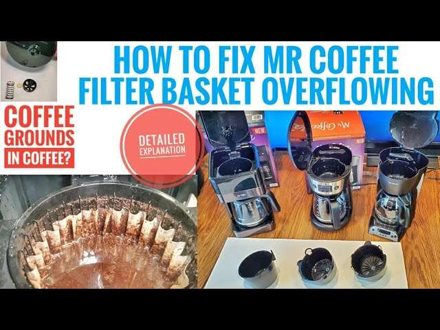How To Fix Coffee Maker Overflowing Grounds Basket: Fast Fix