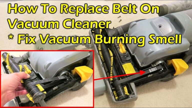How To Fix Vacuum Cleaner Smell Like Burning Plastic
