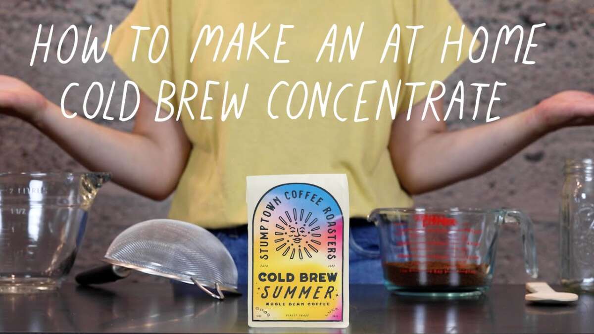 How To Make Cold Brew Concentrate At Home Easily