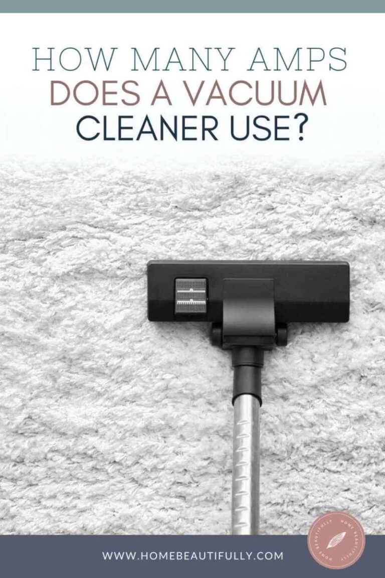 How Many Amps Vacuum Cleaner